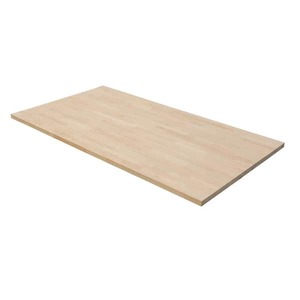 lot 155 image: Hampton Bay 6 ft. L x 39 in. D Unfinished Birch Solid Wood Butcher Block Countertop Island with Square Edge