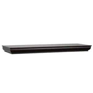 lot 166 image: (6) Home Decorators Collection 24 in. L x 8 in. W Profile Espresso Shelf