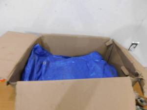 lot 99 image: Everbilt 30 ft. x 50 ft. Blue Medium Duty Tarp