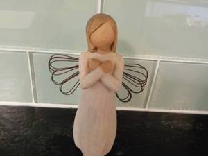 lot 5 image: Willow Tree Sign for Love Figurine ...