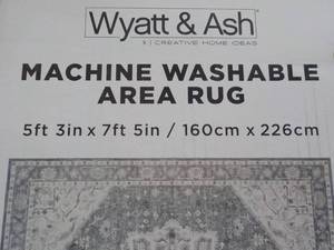 lot 35 image: Wyatt and Ash 5 ft 3 x 7 ft 5 Was...