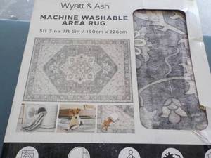 lot 36 image: Wyatt and Ash 5 ft 3 x 7 ft 5 Was...
