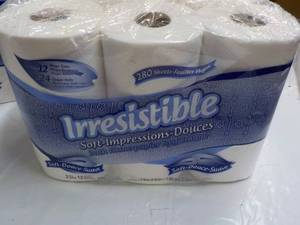 lot 90 image: 12 Rolls Irresistible 2 Ply Bath Ti...