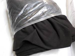 lot 105 image: Black Chair Covers 6 pcs...