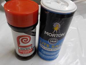 lot 133 image: lawry and Morton Salt...