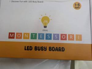 lot 162 image: Montessori LED Busy Board...