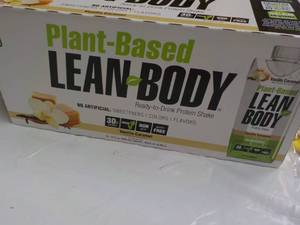 lot 166 image: 12 pack Lean Body Plant Based Prote...