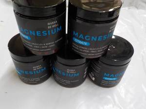 lot 179 image: 5 Magnesium - 90 Capsules each...
