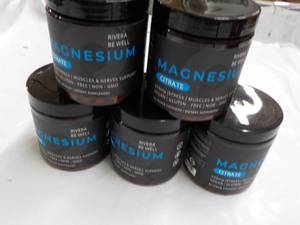 lot 180 image: 5 Magnesium - 90 Capsules each...