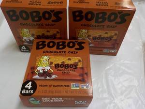 lot 181 image: 3 Bobos Chocolate Chip Bars...