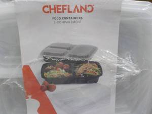 lot 185 image: Chetland 10 pack Food Containers...