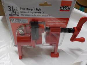 lot 189 image: Bessey 34 Pipe Clamp H Style...