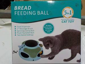 lot 213 image: Bread Feeding Ball Cat Toy...