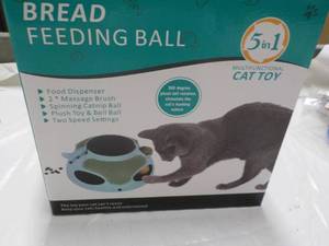lot 214 image: Bread Feeding Ball Cat Toy...
