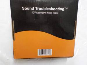 lot 226 image: Sound Troubleshooting 12 V Auto Rel...