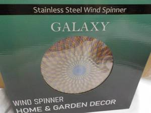 lot 228 image: Galaxy Stainless Steel Wind Spinner...