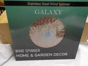 lot 229 image: Galaxy Stainless Steel Wind Spinner...