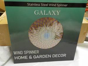 lot 231 image: Galaxy Stainless Steel Wind Spinner...
