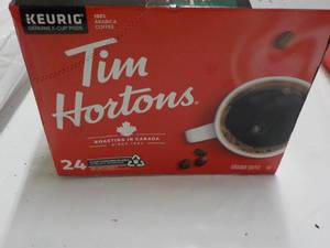 lot 244 image: Keurig Tim Hortons 24 Ground Coffee...