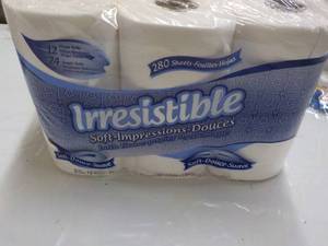 lot 252 image: 12 Rolls Irresistible 2 Ply Bath Ti...