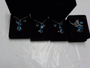 lot 257 image: Necklace, Earring and Ring Sets...