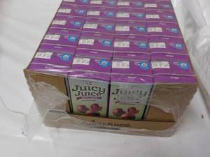 lot 267 image: 32 pack Grape Juicy Juice...