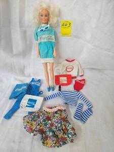 lot 263 image: COCA COLA FASHION DOLL