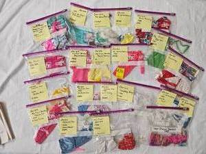 lot 270 image: BIG LOT BARBIE CLOTHING