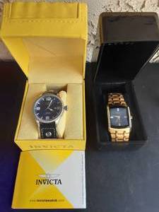 lot 10 image: 2-Mens Watches With Boxes