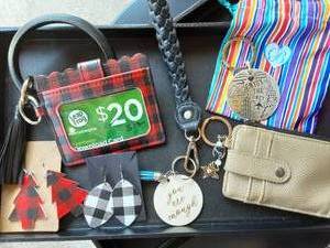 lot 32 image: Brighton Key Fob, Other Key Fobs, Wristlets, Earrings