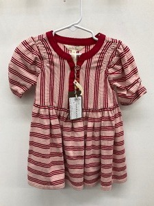 lot 14 image: Matilda Jane size 2 Bookworm Striped Knit Lap Dress
