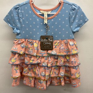 lot 22 image: Matilda Jane size 2 Birthday Cake Ruffle Top