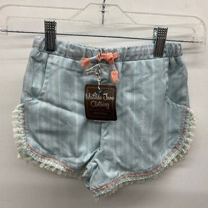 lot 23 image: Matilda Jane size 4 blue strip tassel shorts