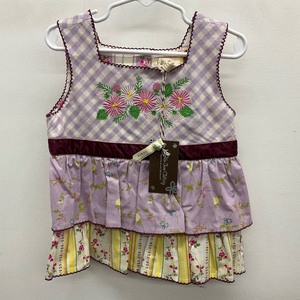 lot 37 image: Matilda Jane Size 4 Enchanted Garden Gingham Tunic