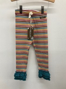 lot 46 image: Matilda Jane Size 4 striped leggings with ruffle bottom