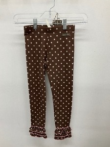 lot 74 image: Matilda Jane Size 6 polka dot and ruffle leggings