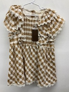 lot 107 image: Matilda Jane Size 10 Enchanted Garden Firefly Flutter sleeve top with lace