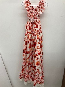 lot 110 image: Matilda Jane Size 10 long tiered poppy dress