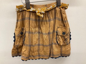 lot 45 image: Matilda Jane Size 4 Freya Skirt plaid with floral tie