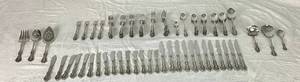 lot 16 image: Oneida Michelangelo Stainless Steel Flatware Set