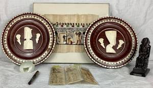 lot 51 image: Unique 7 Piece Egyptian Collection