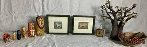 lot 52 image: Seven Piece African Wildlife Bundle