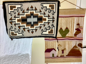 lot 39 image: Pair of Loomed Wall Hangings - Peruvian and Native American