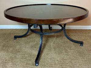 lot 96 image: Hammary Living Room Round Coffee Table 358-911 at Carol House Furniture