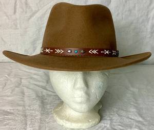 lot 66 image: Stetson Crushable 100% Wool Hat - Size Medium