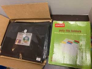 lot 108 image: Poly Envelopes and File Folders