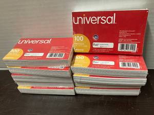 lot 124 image: 3 x 5 Lined Index Cards