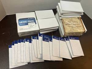 lot 125 image: Miscellaneous Writing and Memo Pads