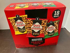 lot 60 image: Dots Pretzels Variety Pack