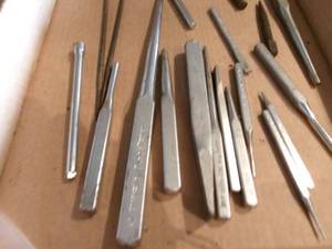 lot 45 image: Craftsman Punches & Chisels